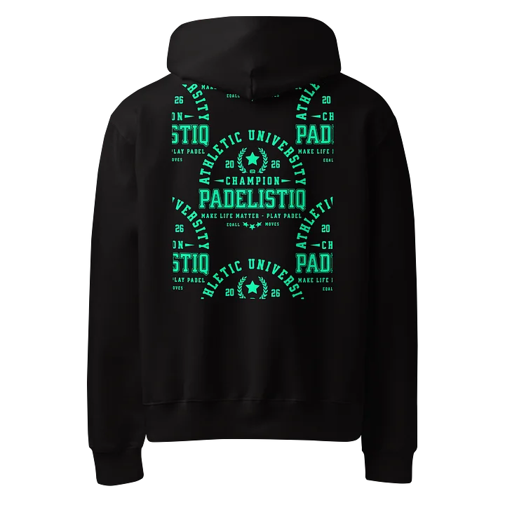 Bella Champion Butterfly Hoodie EQALL® PADELISTIQ University_Turq. Green product image (1)