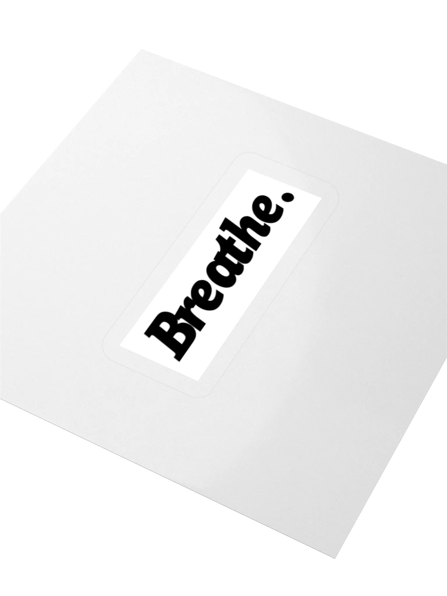 Breathe. ⏐ Sticker ⏐ White product image (3)