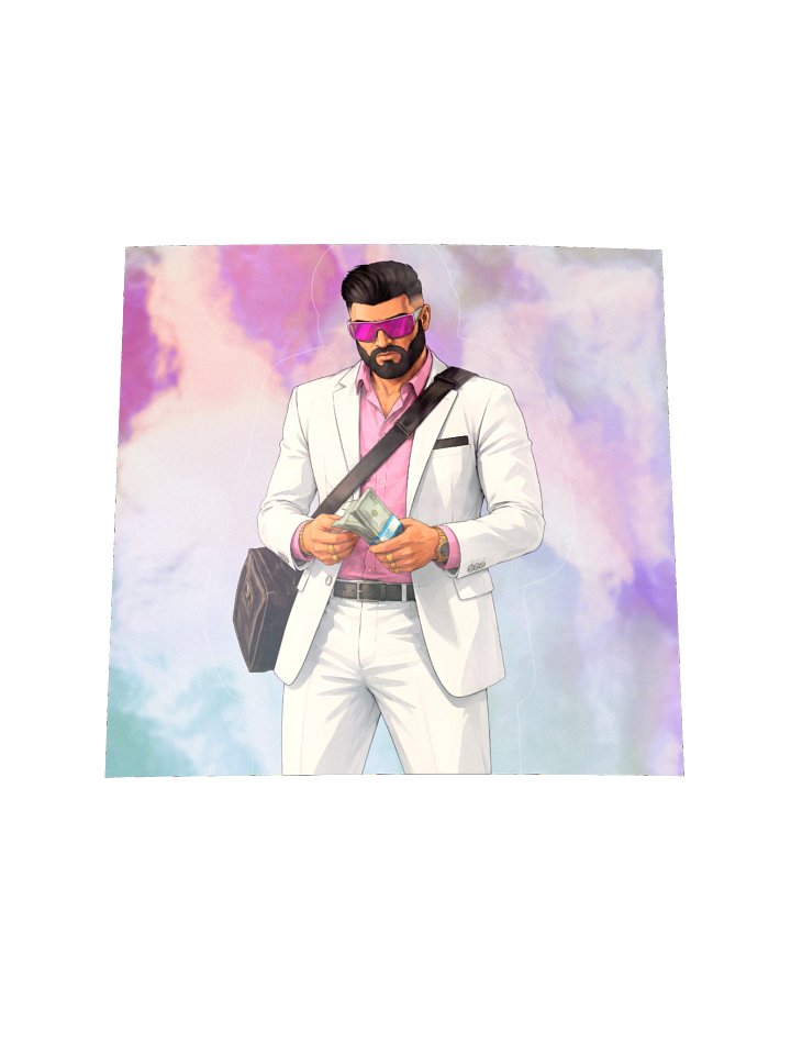 Droppo Escobar Counting Stacks Sticker product image (1)