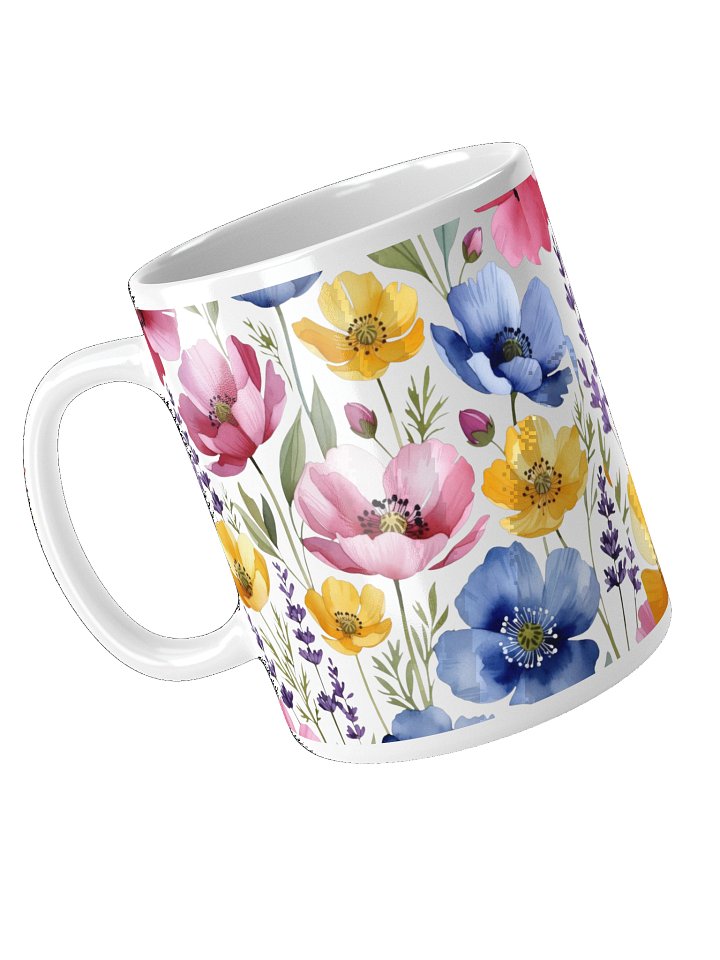 Aesthetic Vibrant Wildflowers Ceramic Mug product image (1)