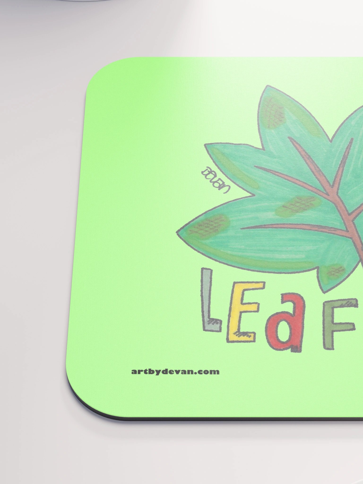 Leaf Me Alone Mousepad product image (6)