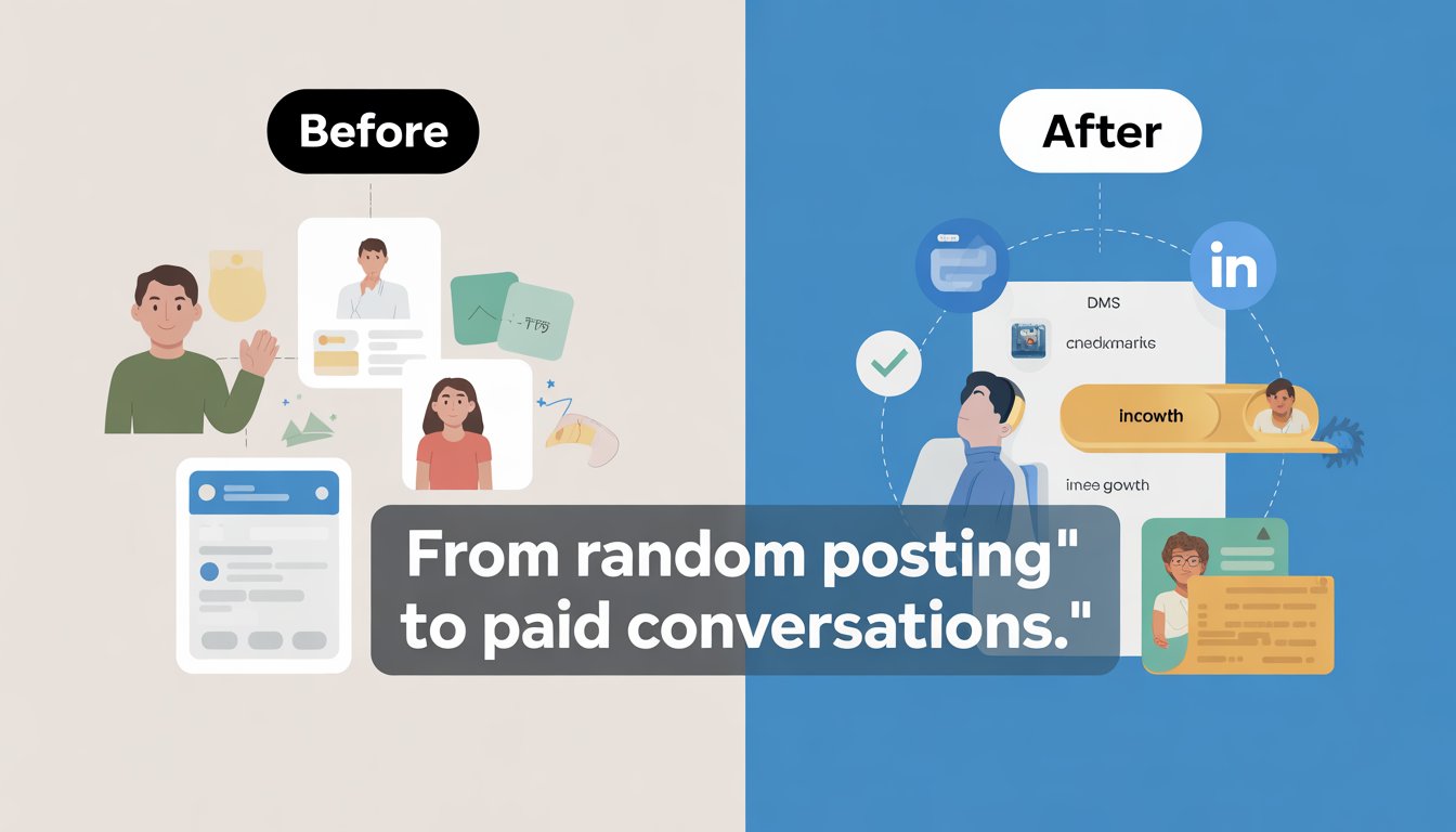 Turn LinkedIn Posts and DMs into Daily income — Without a Huge Audience product image (3)
