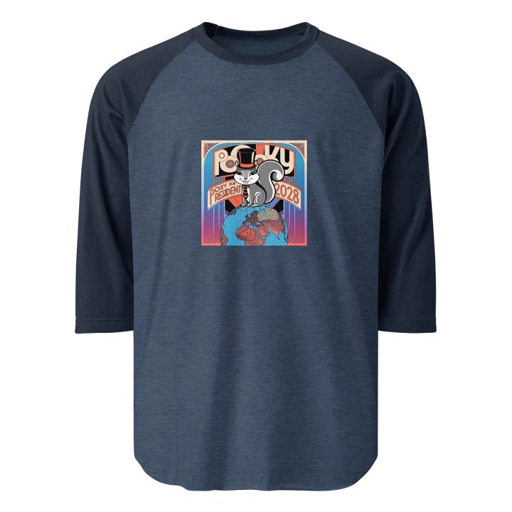 pooky for President 2028 Raglan Tee product image (1)