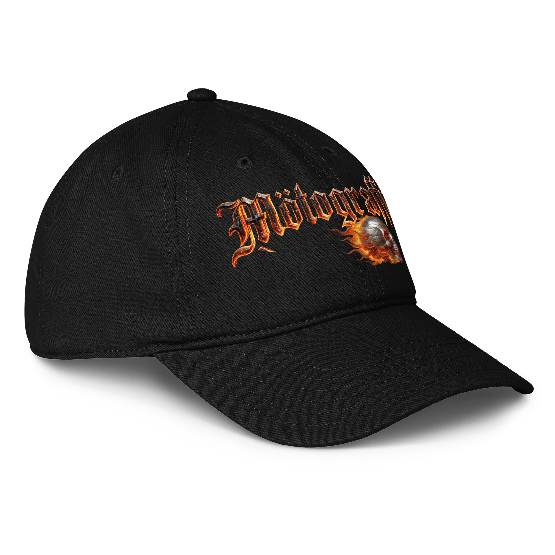 Flaming Skull Graffiti Baseball Cap product image (4)