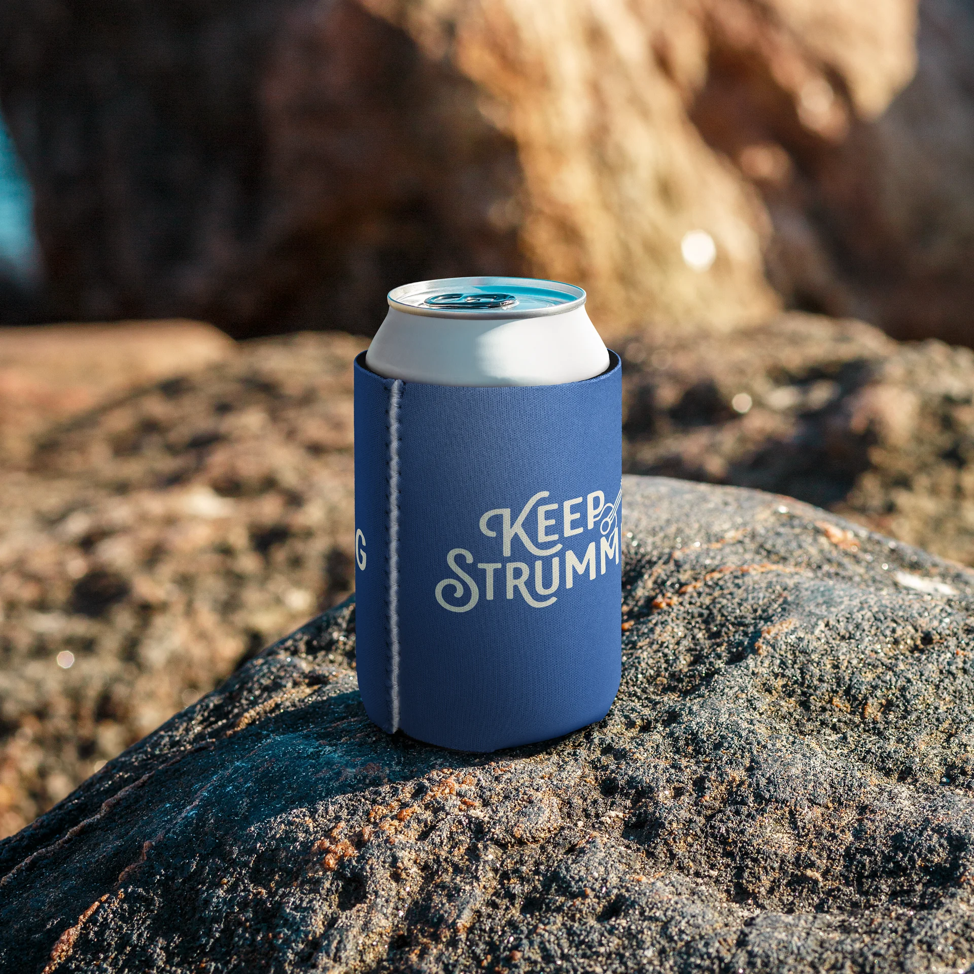 Keep Strumming Guitar Can Cooler product image (8)