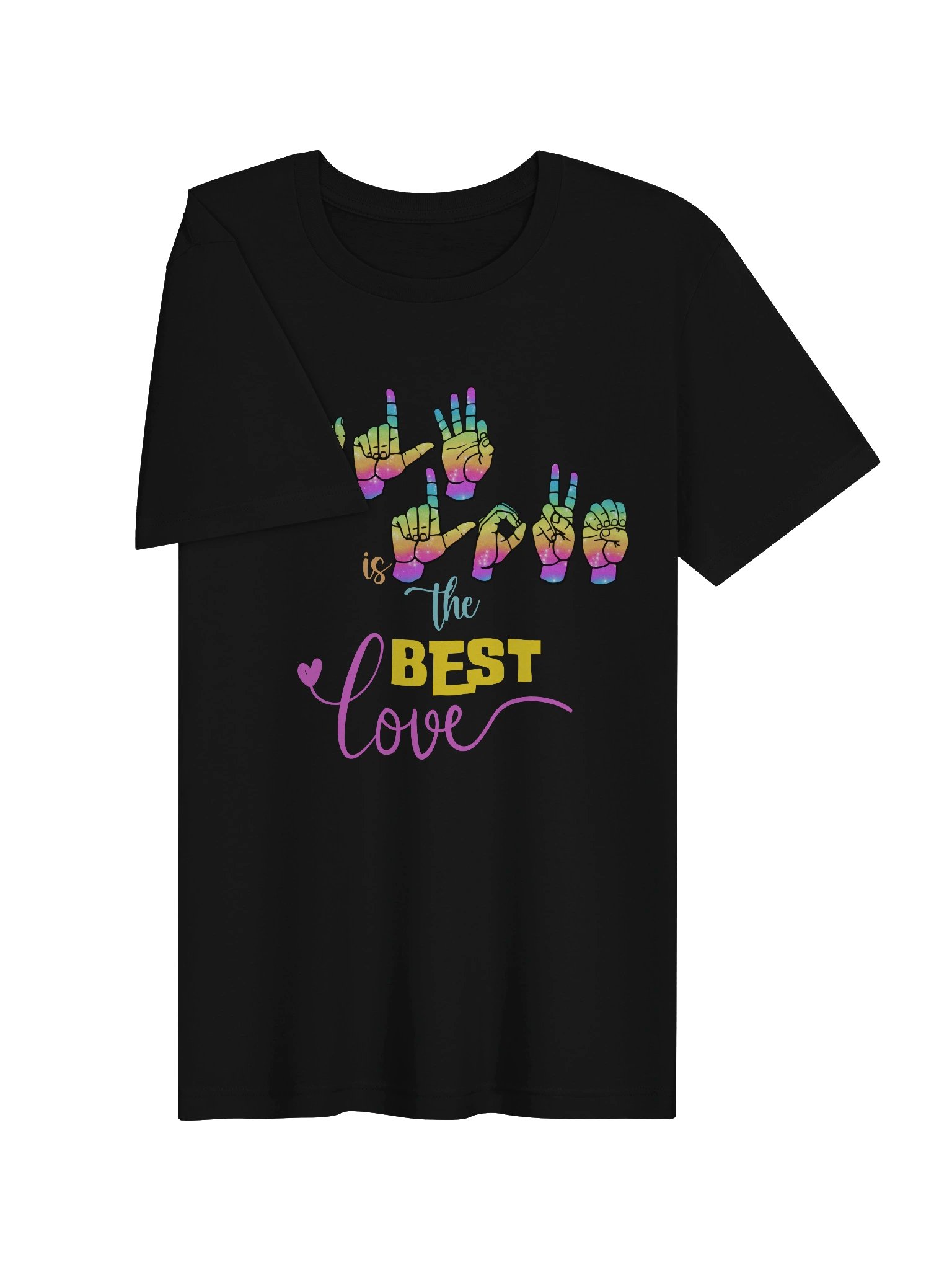 Self-Love Sign Language Pride Tee product image (3)