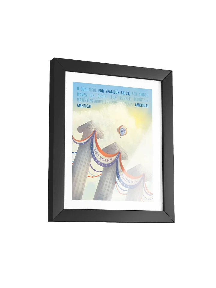 250 Years Illustration — Framed Print product image (2)
