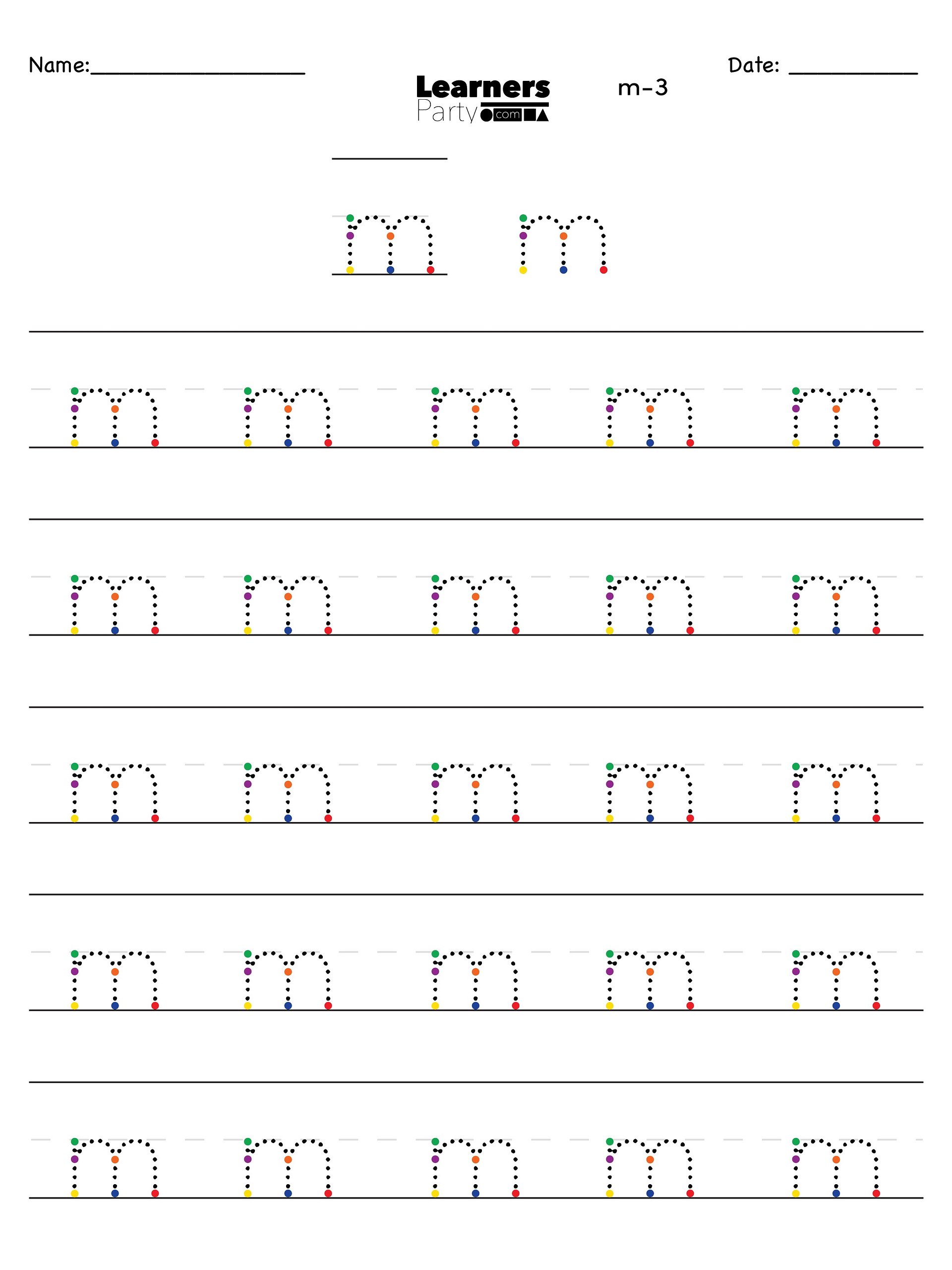 M/m - New Digital Product Progressive Letter Builder product image (1)