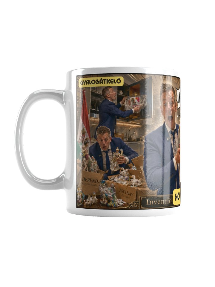 A Nagy Porcelánnyomozás — limitált kiadású Gyalogátkelő bögre product image (2)