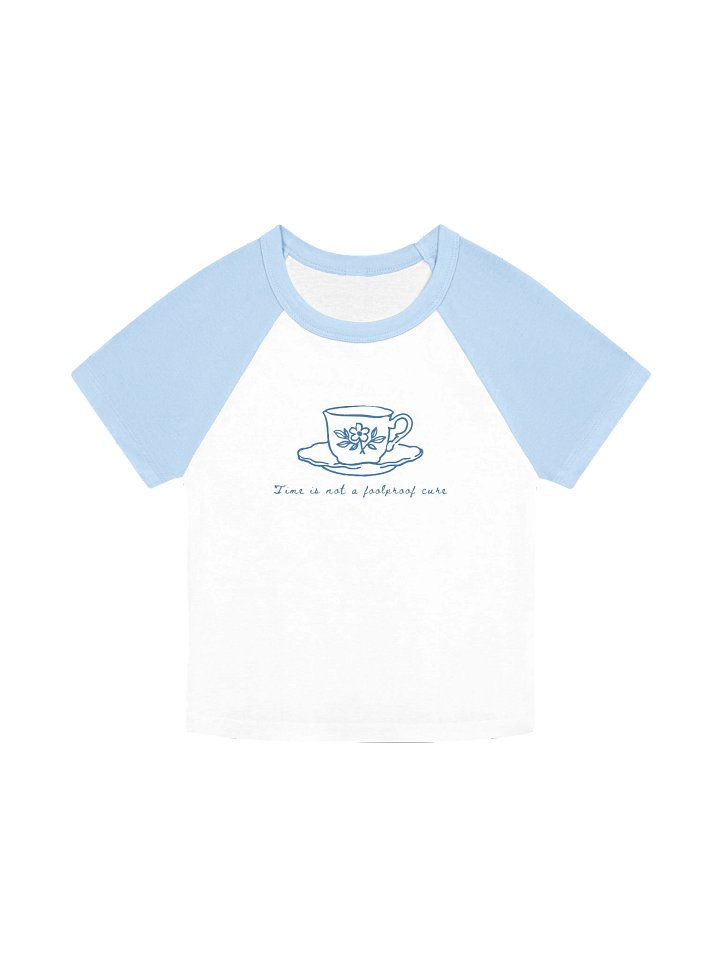 Teacup & Lyric Baby Tee product image (1)