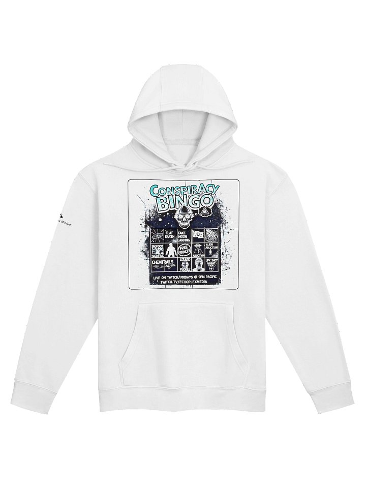 Conspiracy Bingo 2026 Pullover Hoodie - Light Colors product image (13)