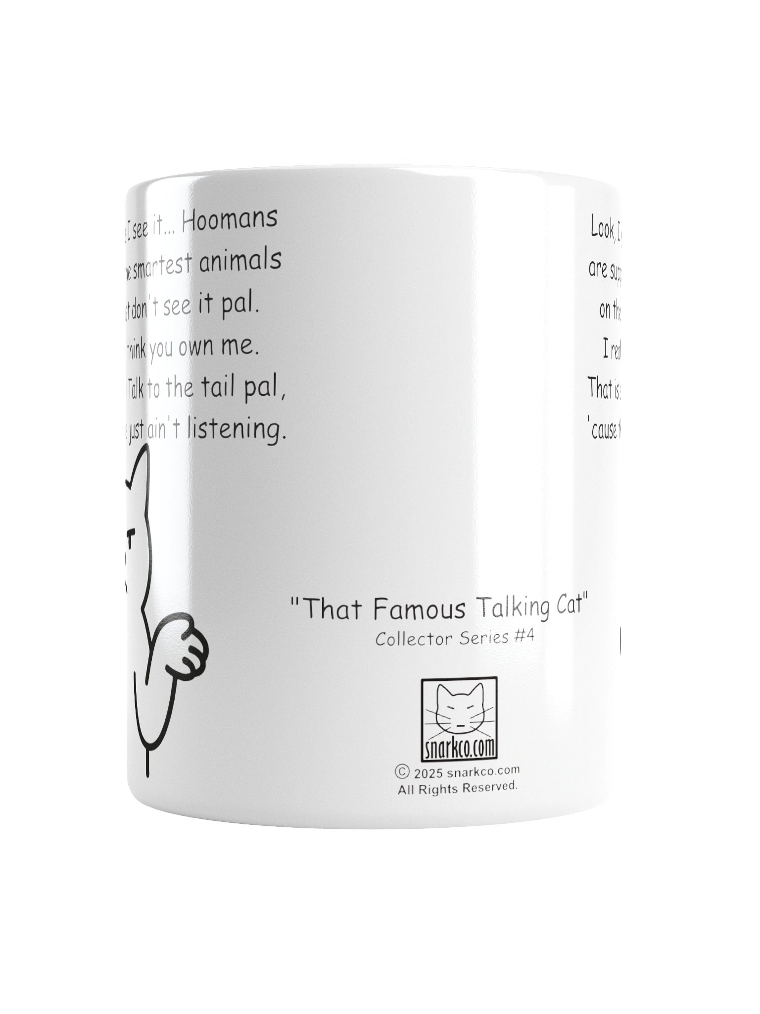 Funny mug series "That Famous Talking Cat" (#4 in the series) product image (6)