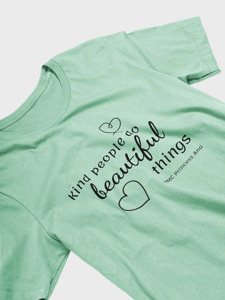 Kind people... T-SHIRT - Black text product image (2)