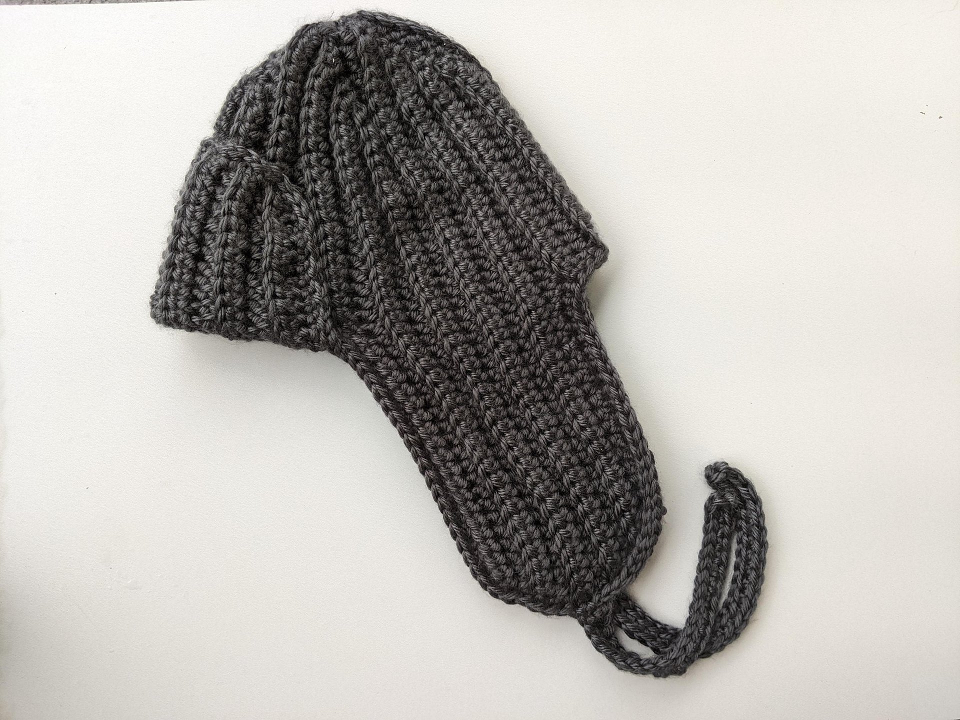 Crochet Trapper Hat Pattern for Men & Women (Unisex) product image (10)