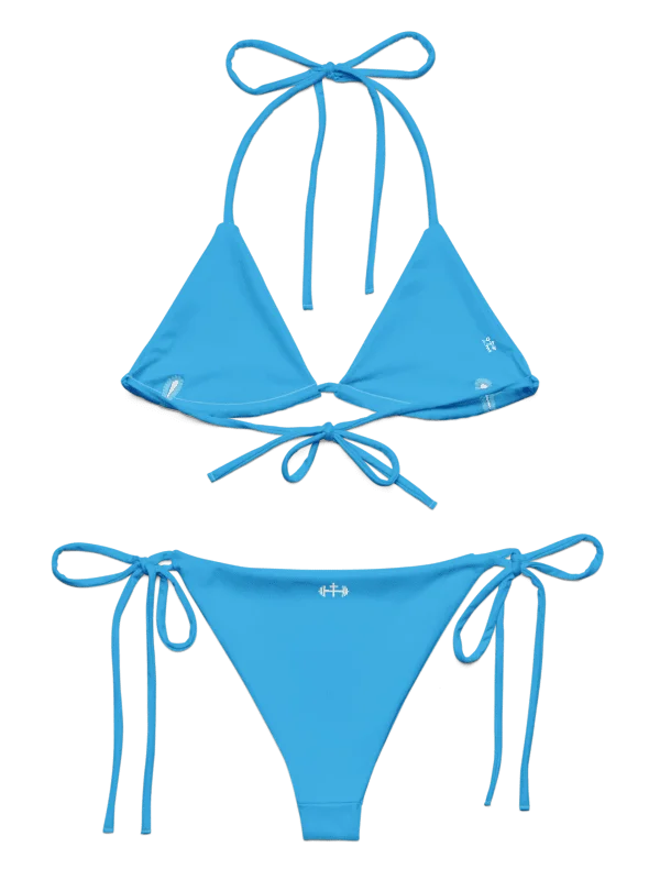 His House String Bikini Set - Blue Sky product image (10)