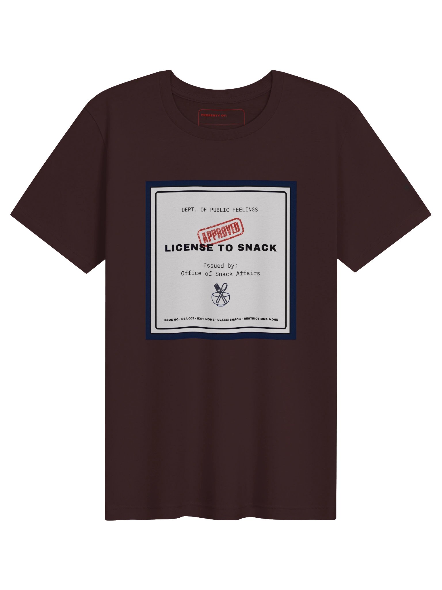 License to Snack Tee product image (2)