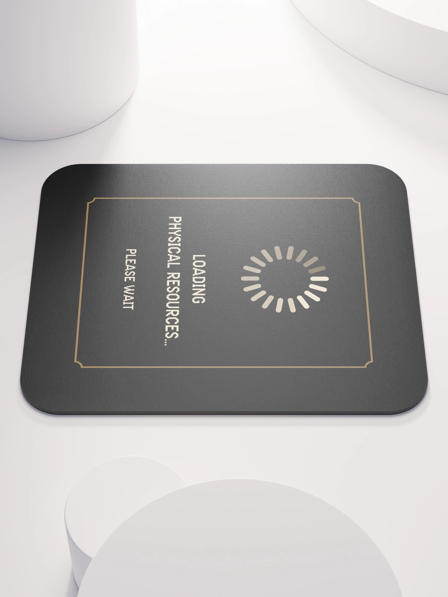 Loading Physical Resources Mouse Pad | Chronic Fatigue & Spoonie Desk Decor product image (2)
