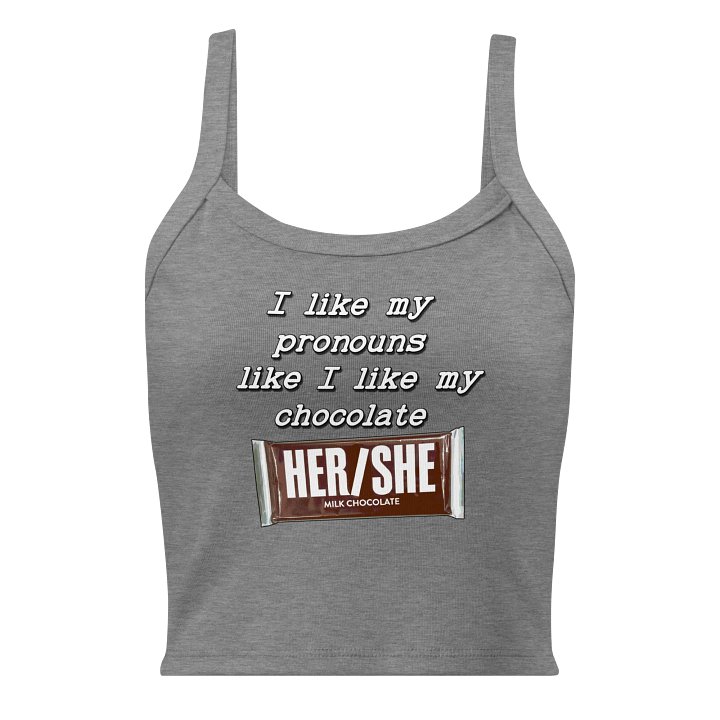 Her/She Crop Tank product image (3)
