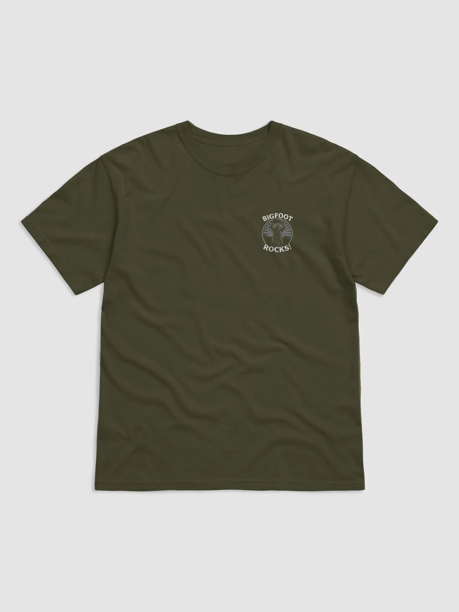 BIGFOOT ROCKS (Rock Thrower) Shirt [small logo] product image (1)