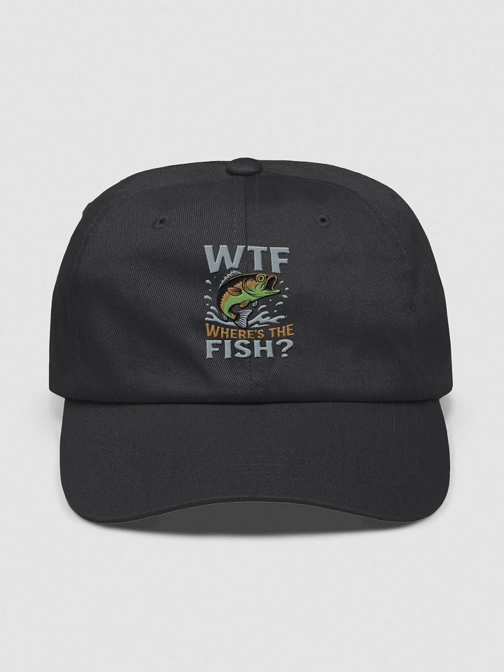 Funny Fishing Dad Hat – WTF Where’s the Fish Quote product image (2)