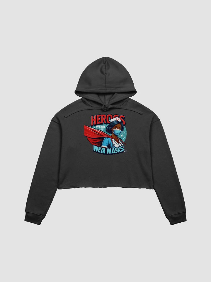 Heroic Nurse Fleece Crop Hoodie product image (3)