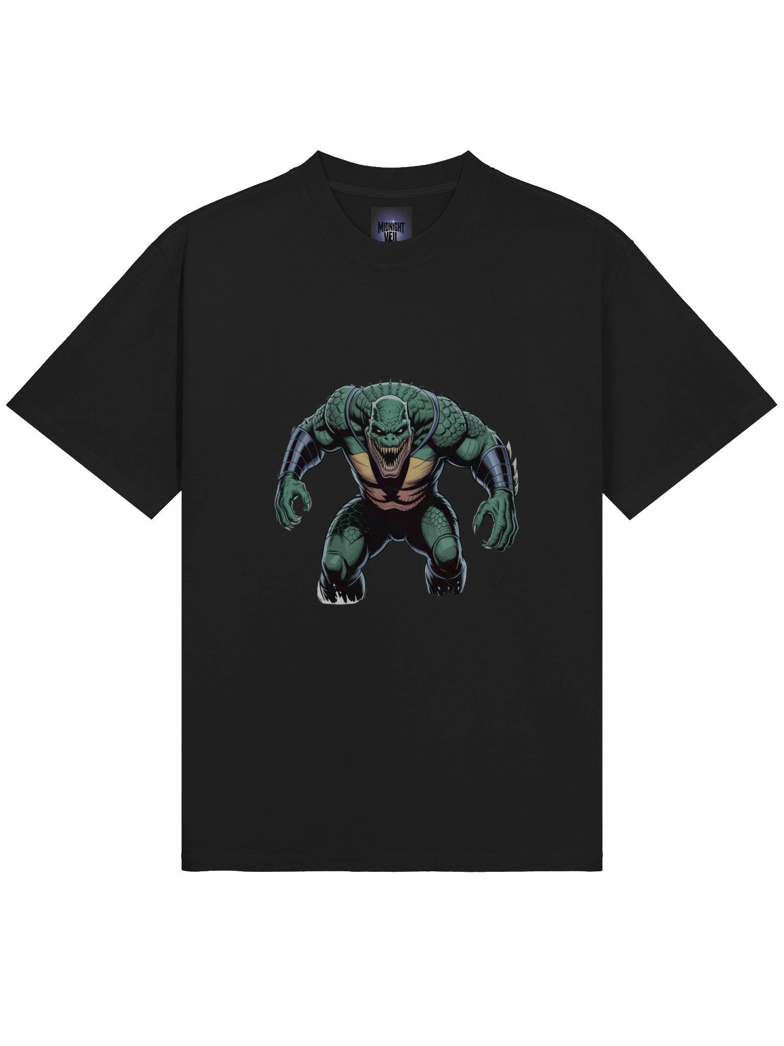 Killer Croc Brooding Bulk Oversized Faded T-Shirt product image (5)