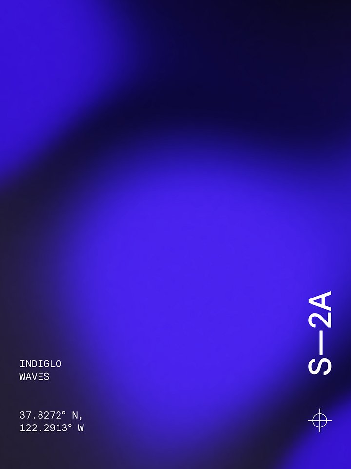 Digital Artwork | Indiglo Waves product image (1)