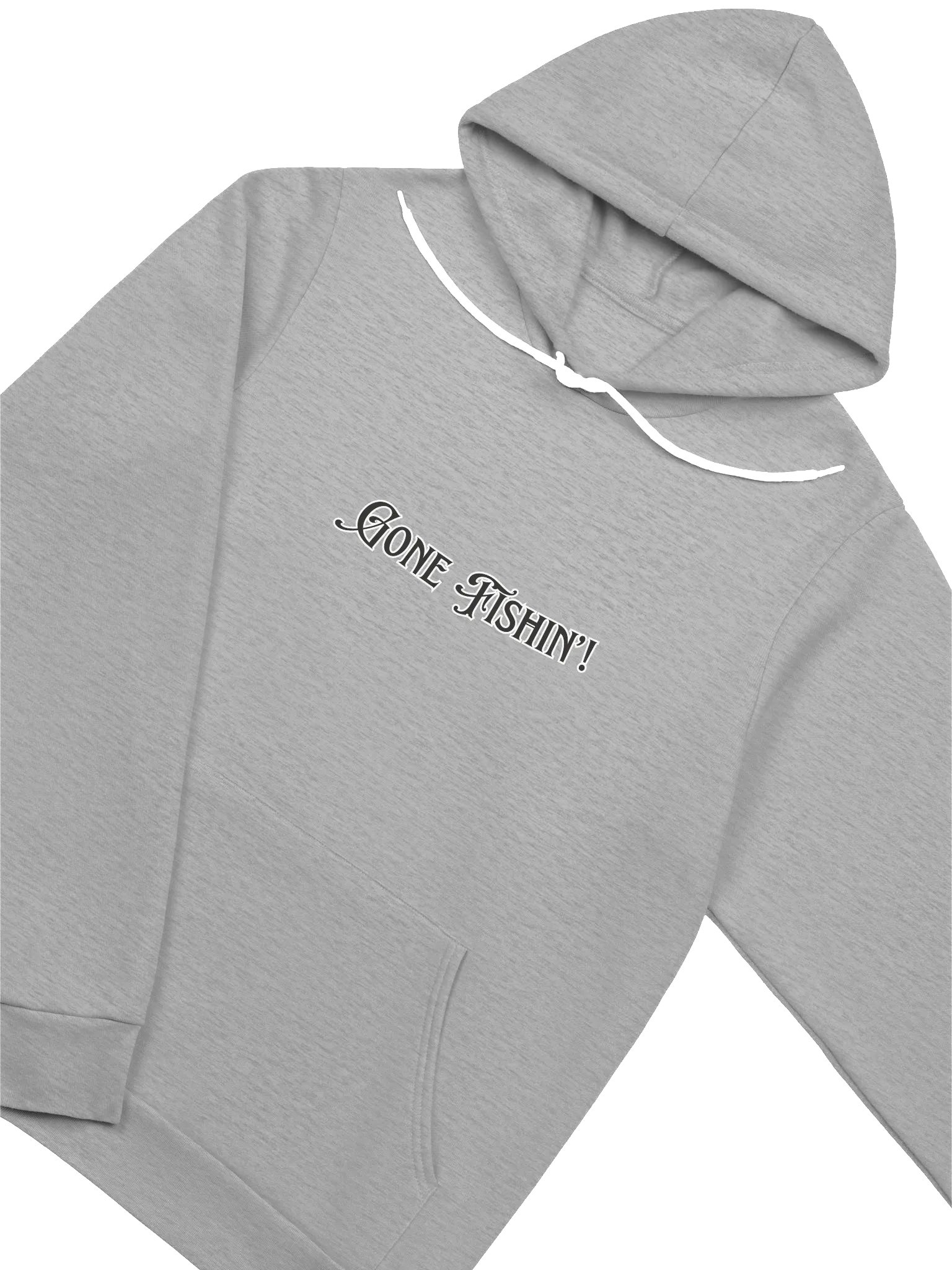 Gone Fishin' Vintage Inspired Back Graphic - Hoodie product image (1)