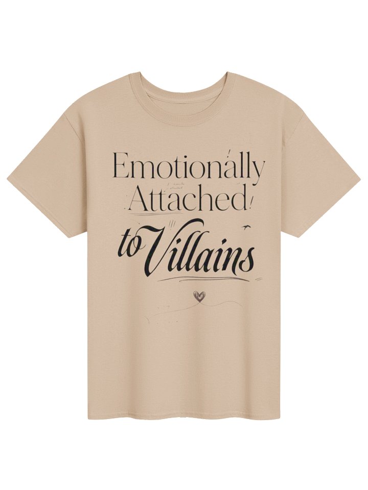Emotionally Attached To Villains Premium Comfort Tee - Dark Academia Edition product image (1)