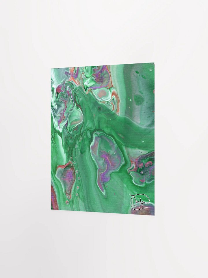 Pickle Green Fluid Acrylic Print product image (2)