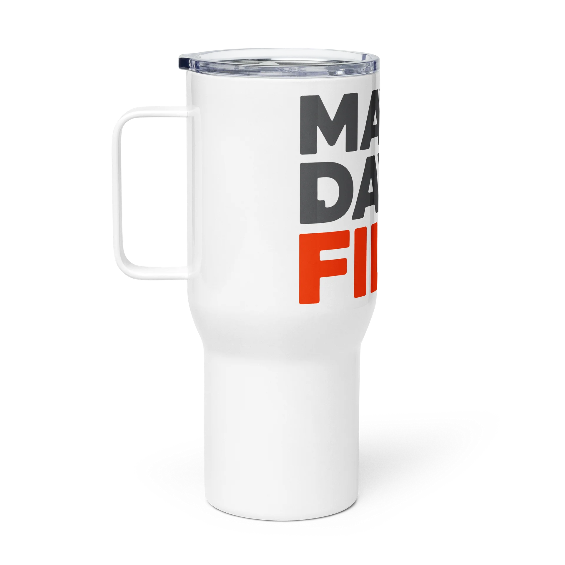 Reisebecher mit MayDayFiles Logo product image (1)