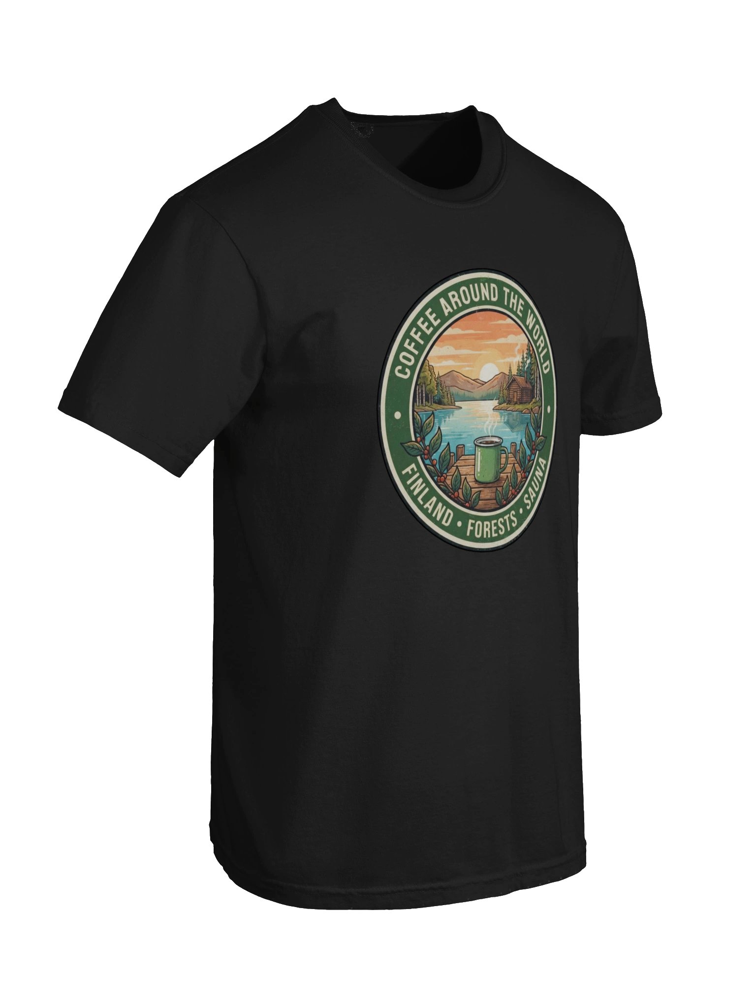 Coffee Around the World – Finland Forests & Sauna Coffee T-Shirt product image (32)
