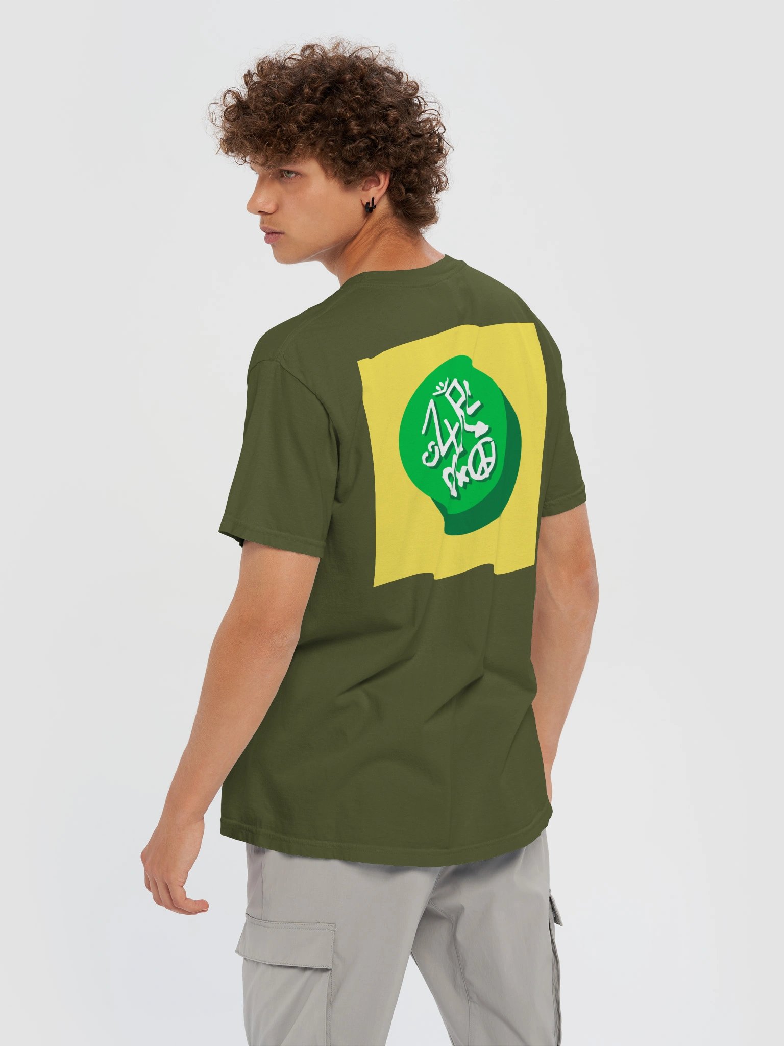 ZURC LOGO Yellow+Green Embroidered/Printed Tee product image (106)