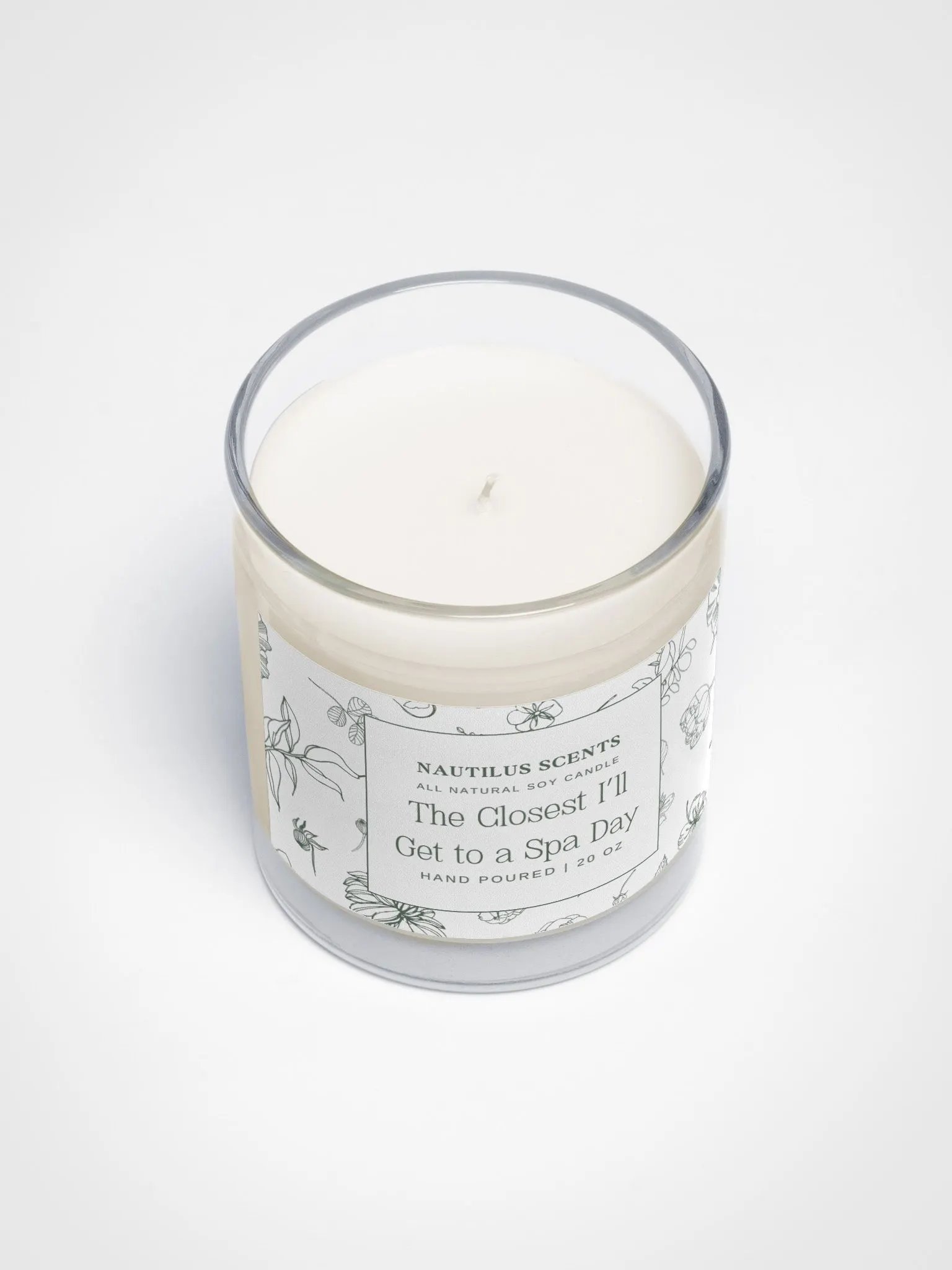Spa Day in a Jar Soy Wax Candle product image (3)