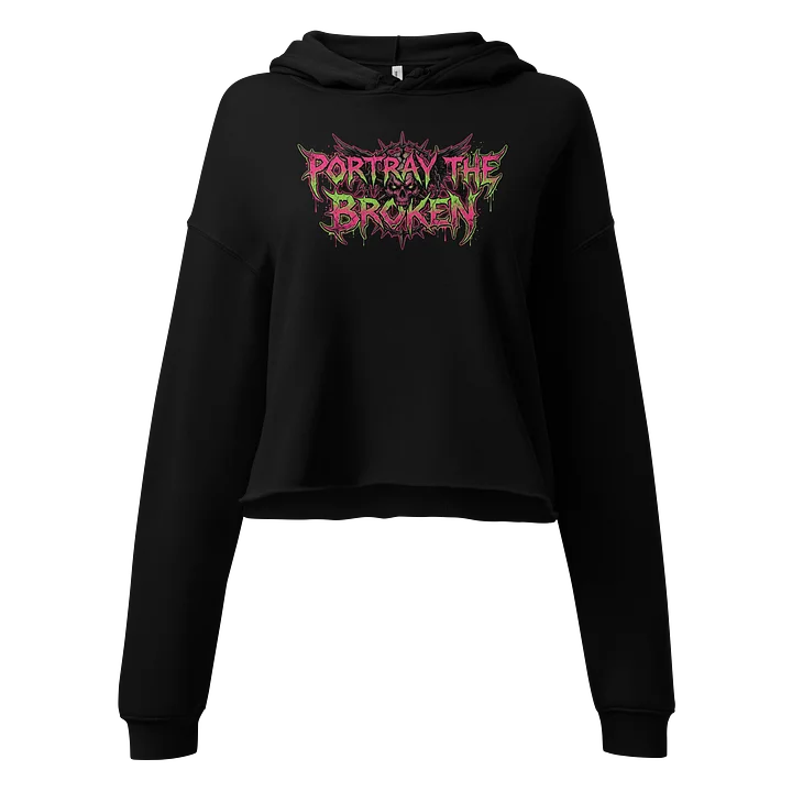 Portray the Broken Cropped Hoodie product image (1)