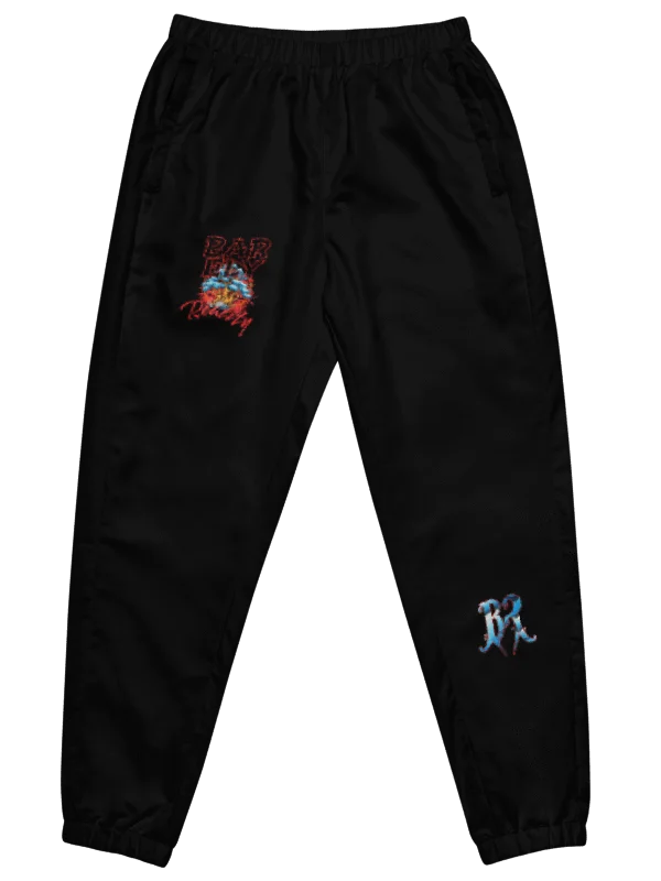 "ANIME BLUE TREE" TRACK PANTS (BLK) product image (1)