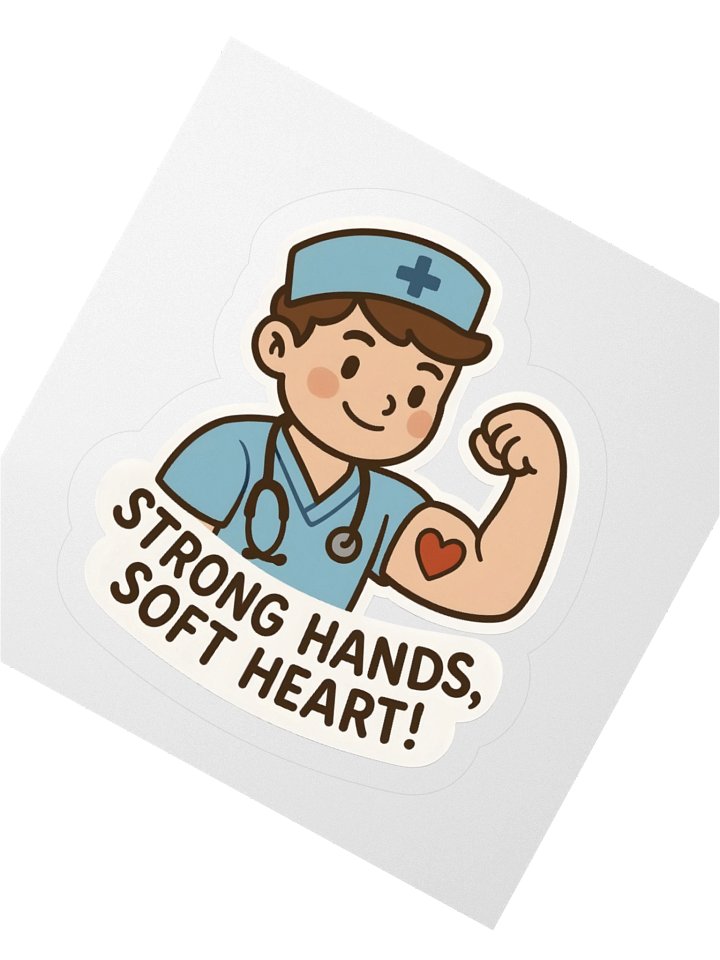 Z's Encouragement Zticker Strong Hands. product image (2)