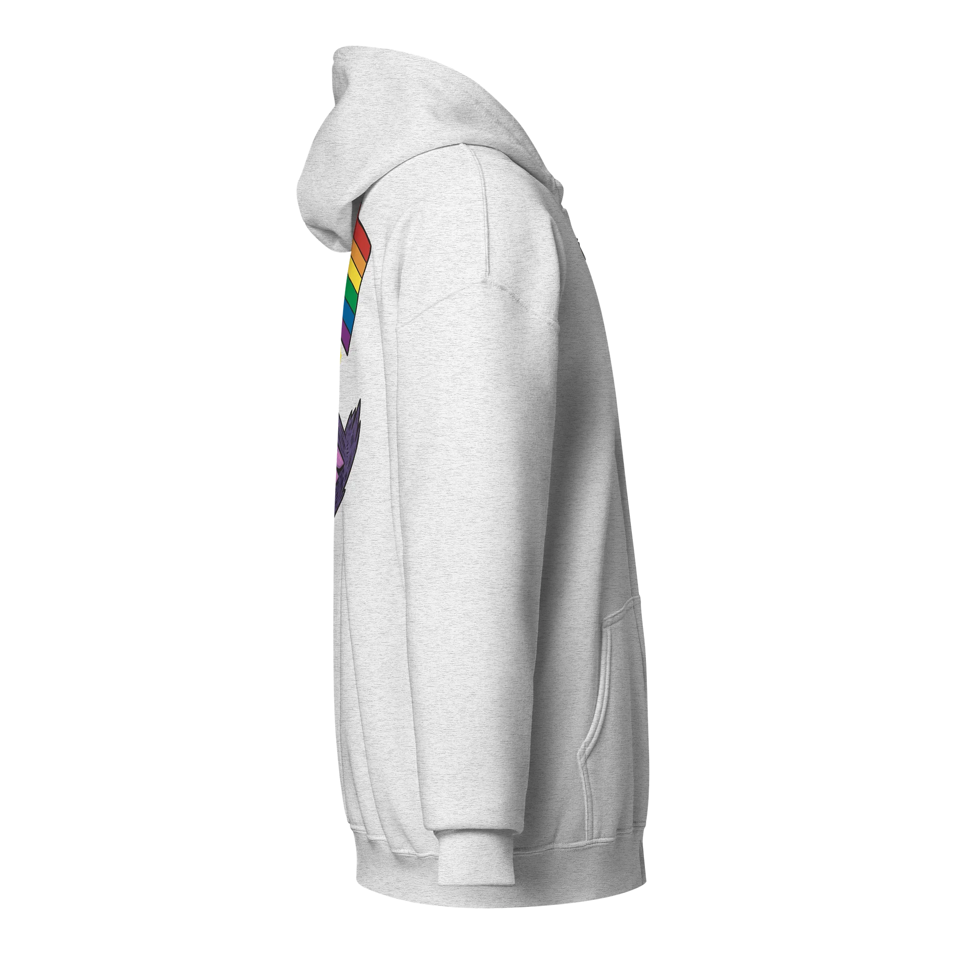zipped hoodie : crow pride product image (4)