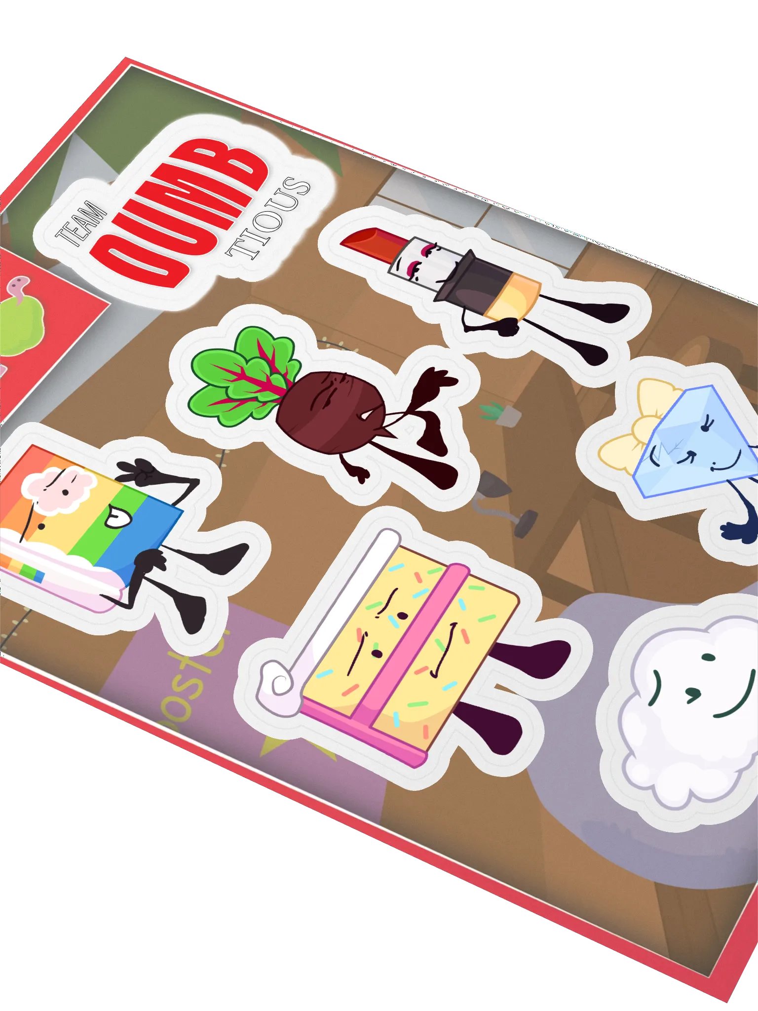 Team Dumbtious Stickers product image (2)