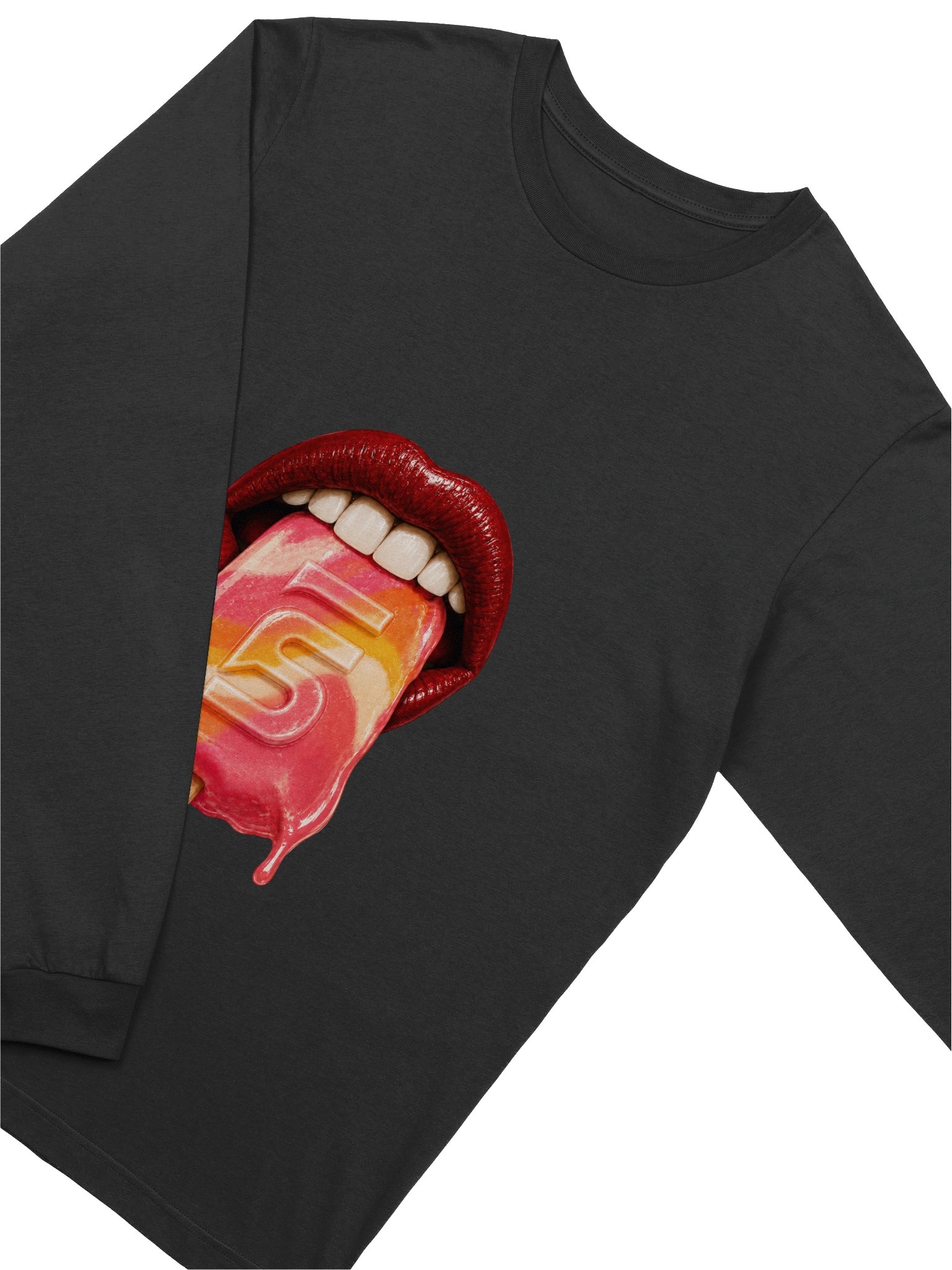Pop Bite Lips Long Sleeve Tee product image (3)