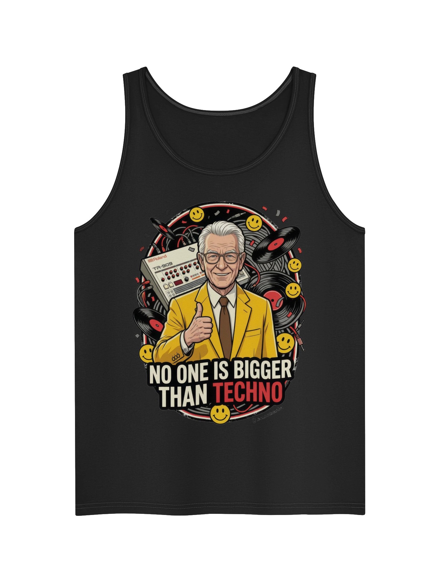 "No One Is Bigger Than Techno" tank top product image (2)