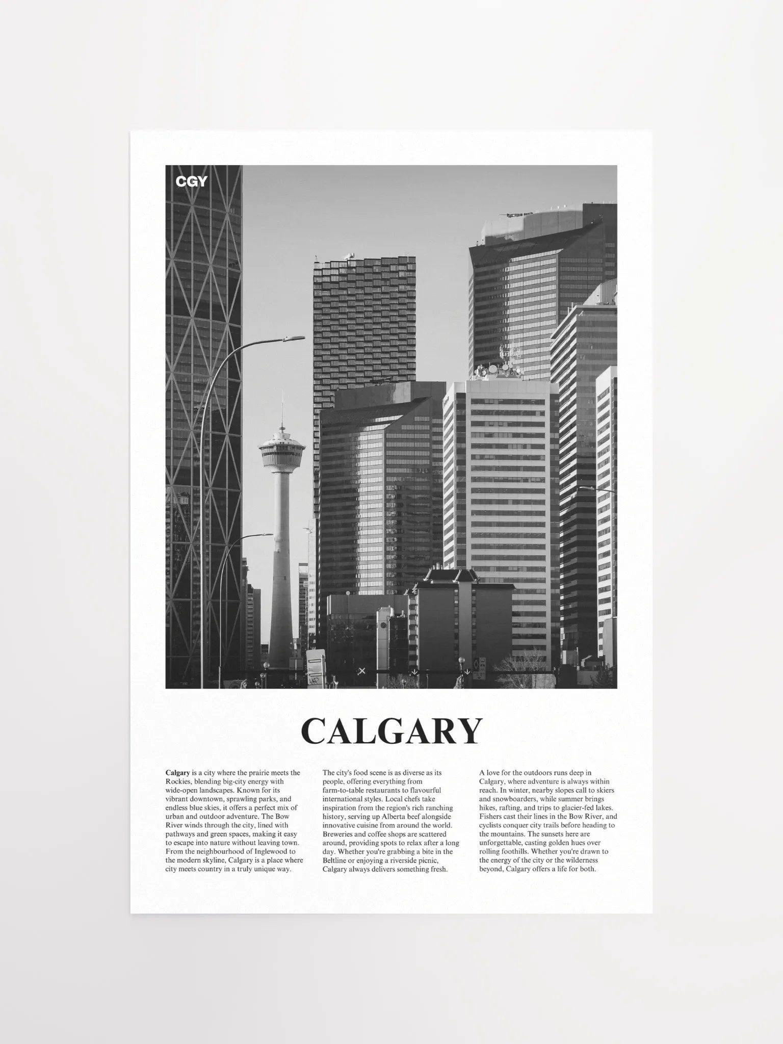 Calgary 03 Newspaper Poster product image (15)