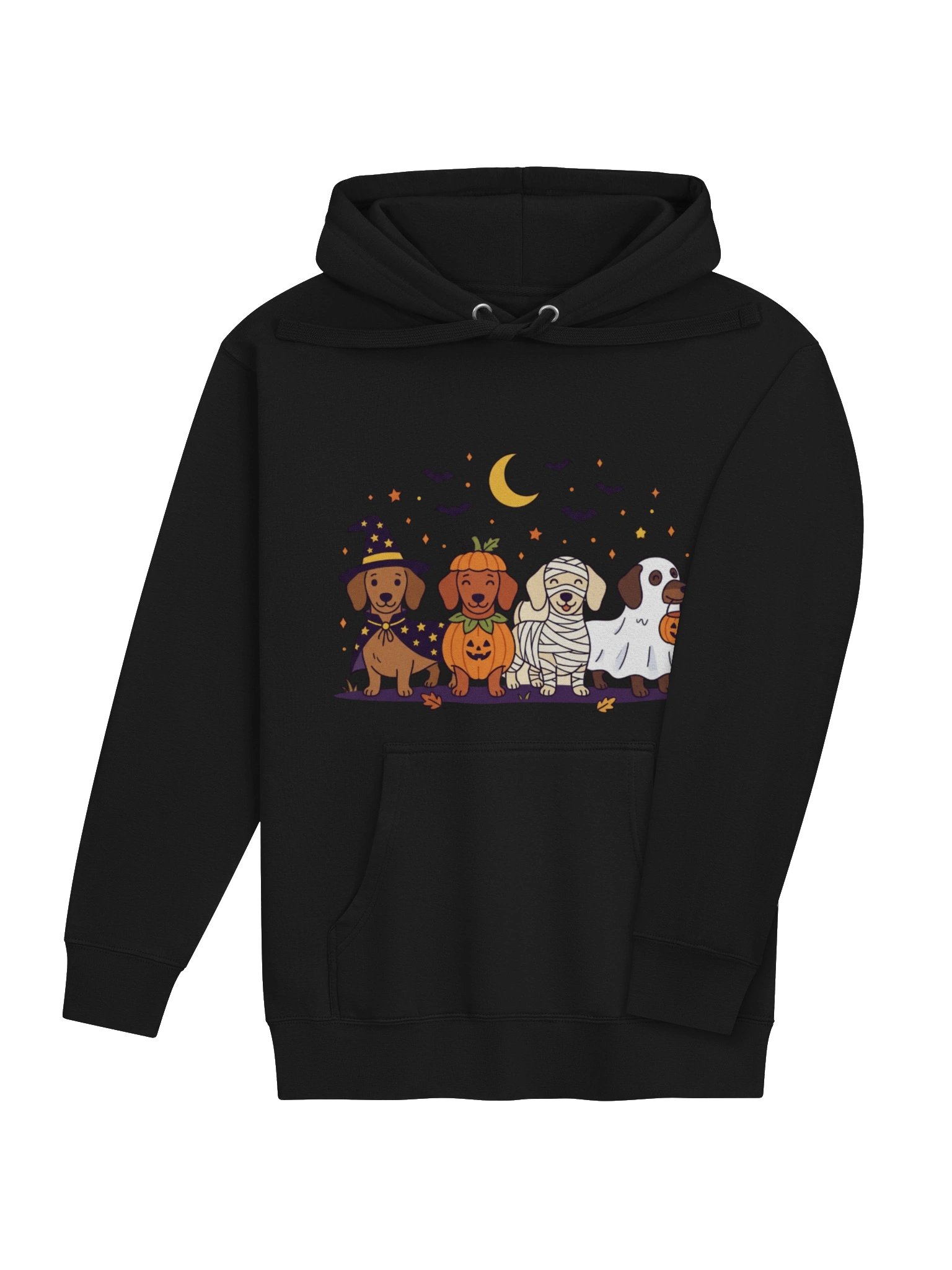 Spooky Halloween Dachshunds Hoodie - Cute Spooky Wiener Dog Costume Sweatshirt product image (29)