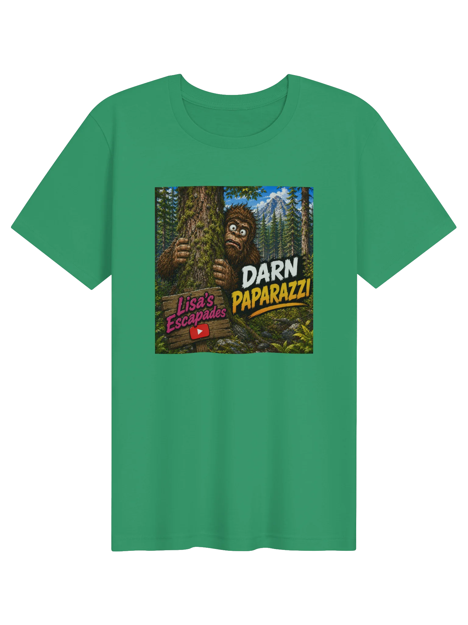 Trending Darn Paparazzi Bigfoot Forest Tee product image (1)
