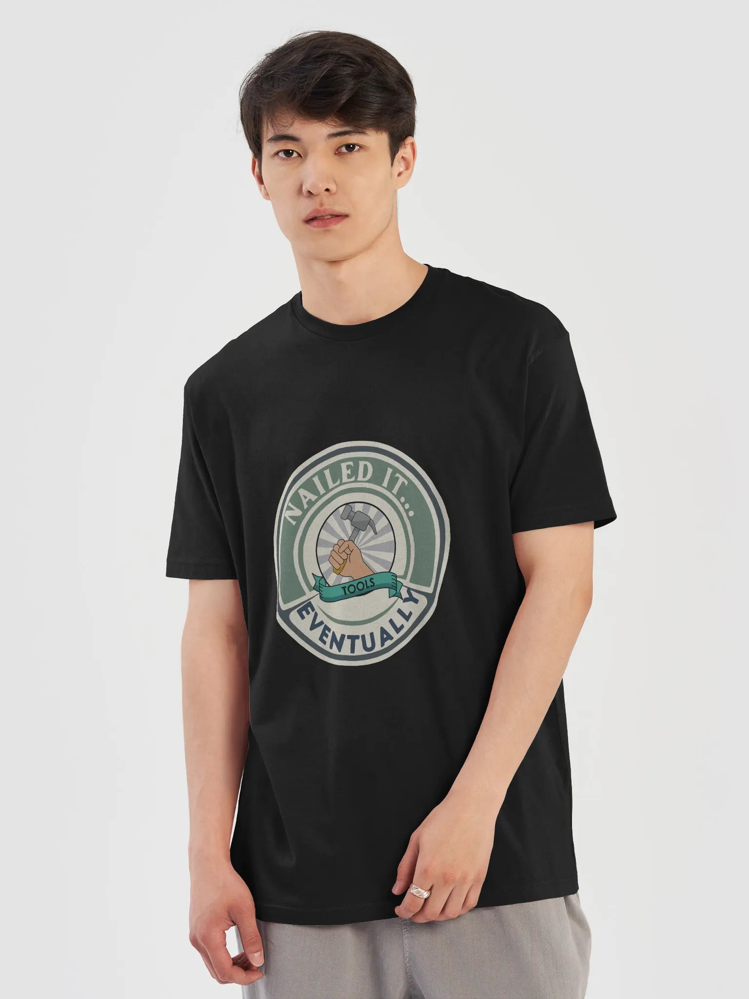 Nailed It Eventually men's Tshirt product image (21)