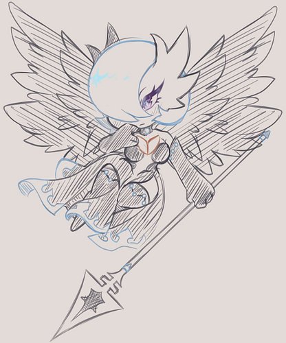 Small gift doodle for Mourning_Songbird

#Art #pokemon #anthro #gardevoir #mega
