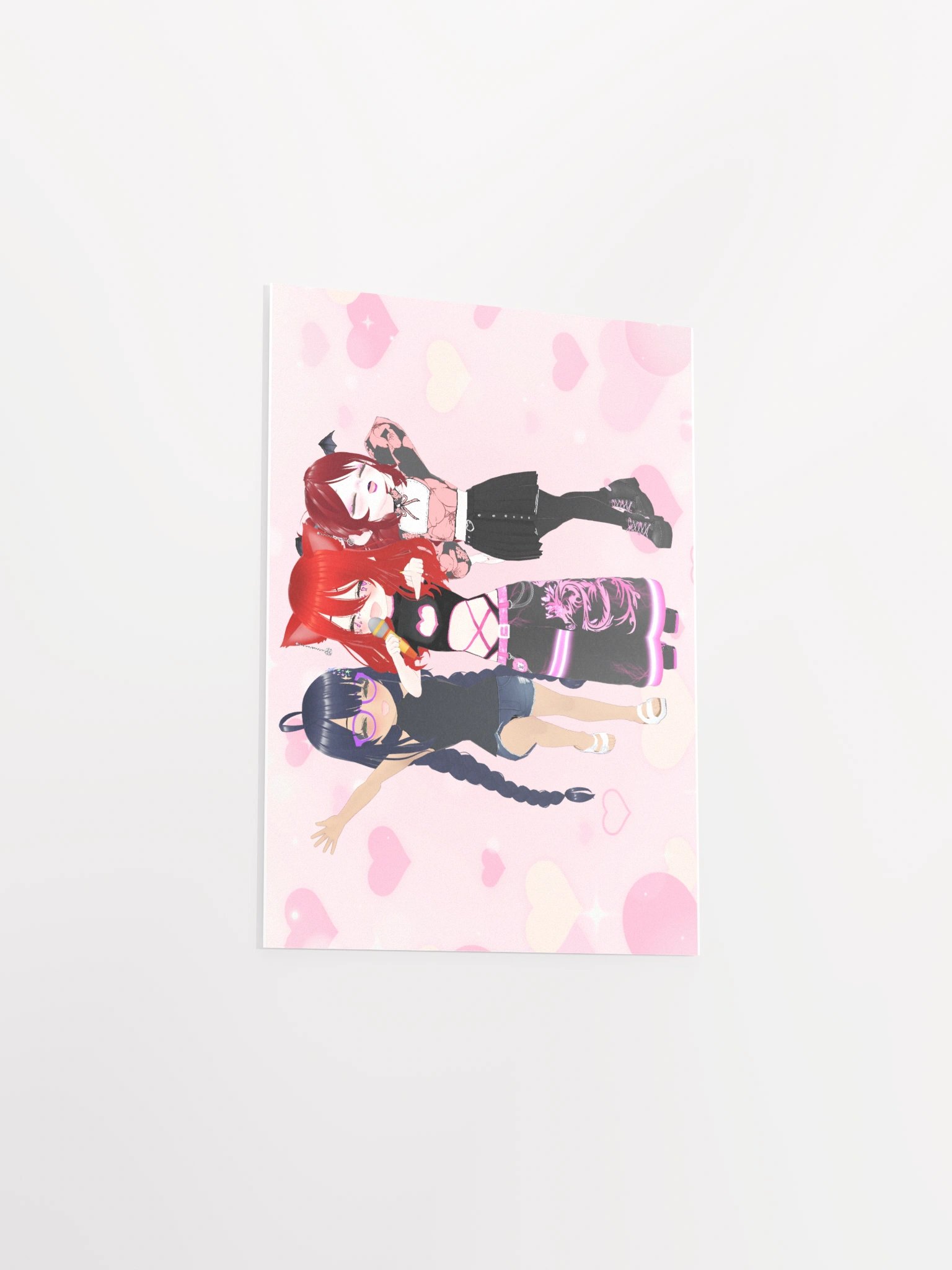 Chibi Party Time Wall Print product image (3)
