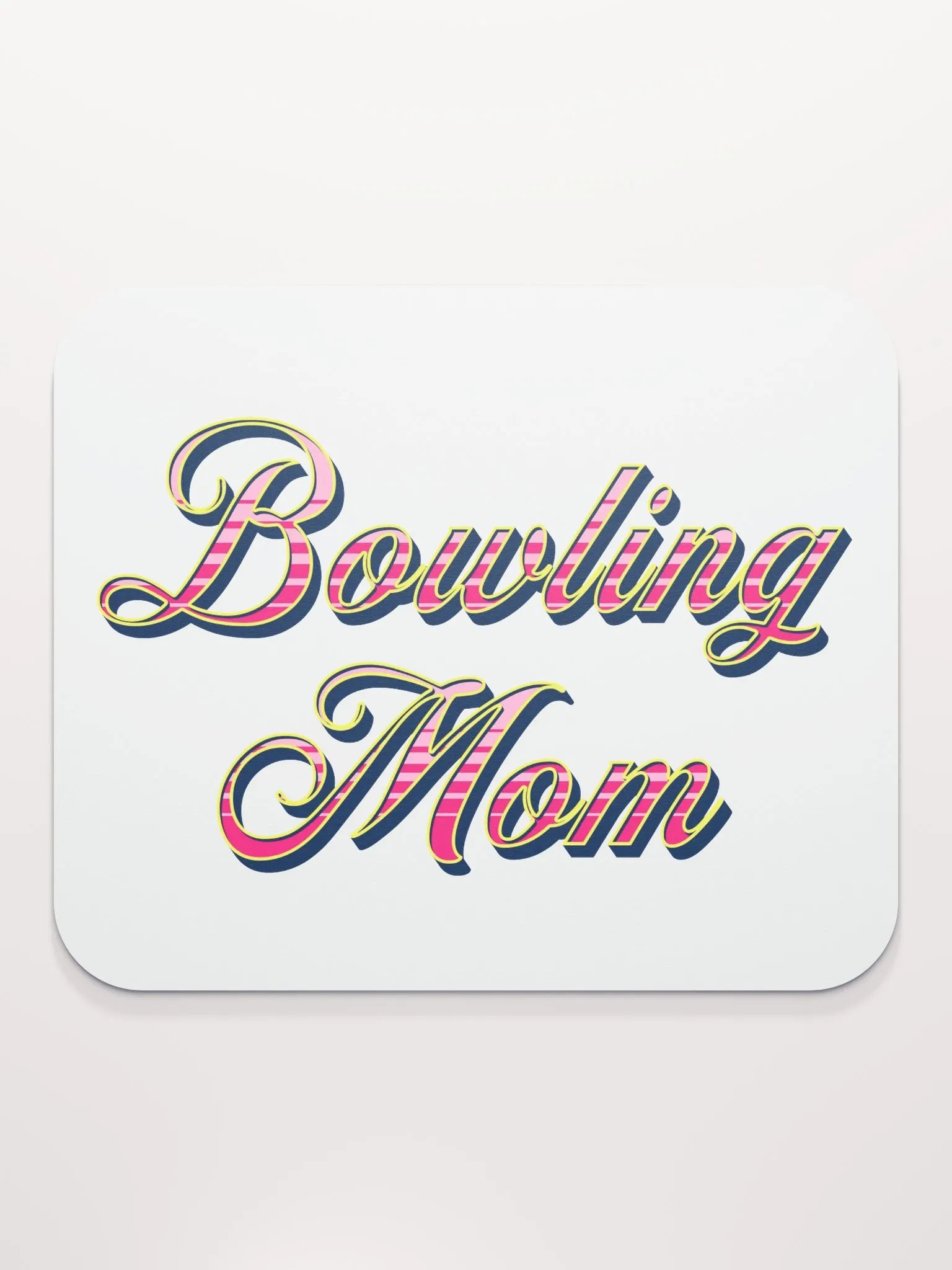 Mom Bowling Delight Mouse Pad product image (1)