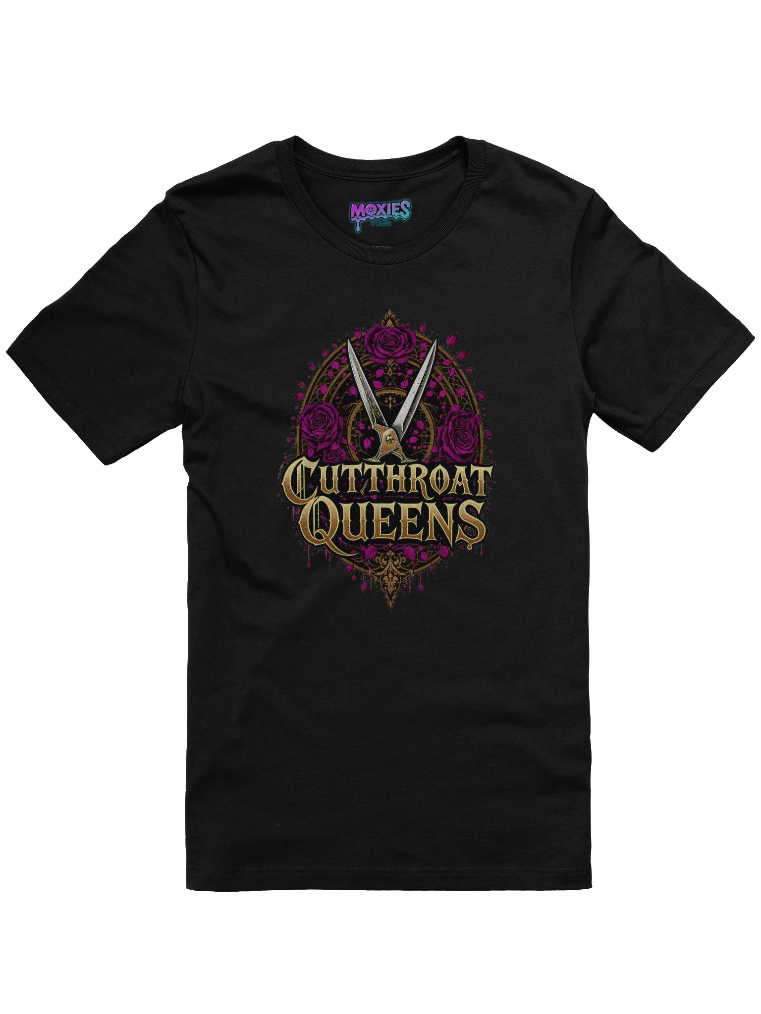 “Cutthroat Queens” Tee ⚔️💜 | Gothic Royal Design | Bella+Canvas Supersoft Unisex Shirt product image (3)