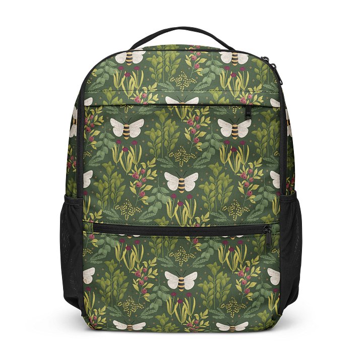 Bees and Foliage Utility Backpack product image (1)